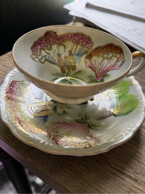 This is a vintage Trimont tea cup and saucer set. Smoke free home.